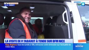 Tunnel de Tende: le ministre Philippe Tabarot arrive sur les lieux du chantier