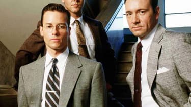 Guy Pearce et Kevin Spacey dans "L. A. Confidential".