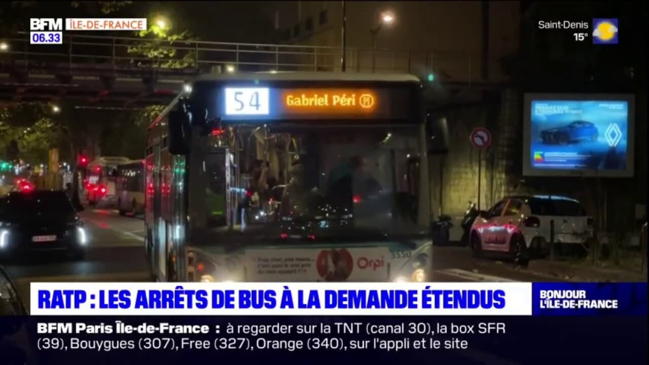 Île-de-France: Les Arrêts De Bus à La Demande étendus En Soirée