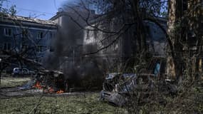 Au moins un mort après une frappe russe à Kramatorsk, en Ukraine, le 7 juillet 2022 (ILLUSTRATION)