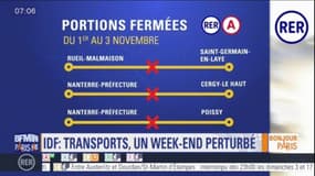 Travaux: des interruptions de trafic à prévoir dans les RER et Transilien pour le week-end de la Toussaint