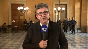Jean-Luc Mélenchon, président du groupe La France insoumise, à l'Assemblée nationale le 29 février 2020