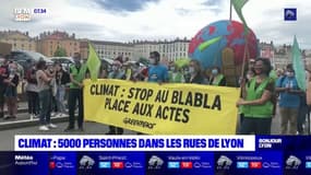 Marche pour le climat: entre 4000 et 7000 personnes ont défilé à Lyon