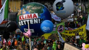 Manifestation pour le climat dans les rues de Berlin, le 20 septembre