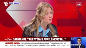 "Si je m'étais appelé Moussa Darmanin": pour Yaël Braun-Pivet, "ce n'est pas une question de prénom mais de promesse républicaine"