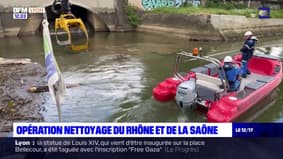 Des opérations de nettoyage organisées dans le Rhône et la Saône