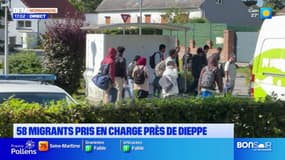 Seine-Maritime: 58 migrants, dont certains découverts dans un camion frigorifique, pris en charge