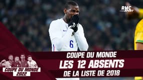 Coupe du monde : les 12 champions du monde 2018 absents