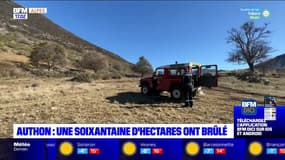 Alpes-de-Haute-Provence: le feu de broussailles à Authon est éteint, une soixantaine d'hectares brûlés