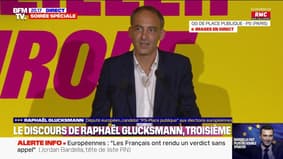 "Nous serons des combattants": Raphaël Glucksmann réagit à sa 3e place aux élections européennes avec 13.9% des suffrages
