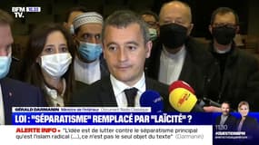 Gérald Darmanin annonce que le projet de loi destiné à lutter contre le séparatisme devrait changer de nom