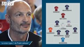 L'équipe-type de la saison en L1 de Frank Leboeuf 