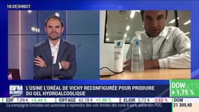 Édition spéciale : L'usine L'Oréal de Vichy reconfigurée pour produire du gel hydroalcoolique - 02/04