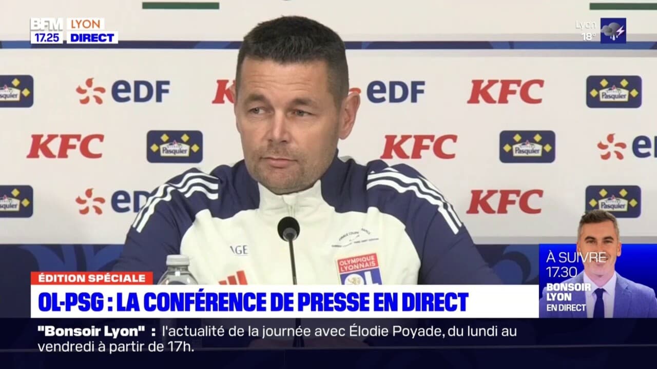 Coupe de France: Pierre Sage revient sur la préparation des joueurs de l'OL pour la finale