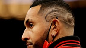 Nick Kyrgios lors de la Laver Cup à Boston, le 24 septembre 2021