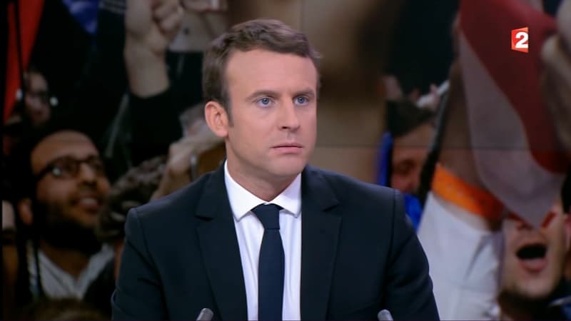 Emmanuel Macron, mardi 25 avril au 20 Heures de France 2.