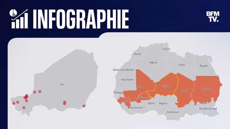CARTES. Instabilité au Sahel, pauvreté, terrorisme, uranium... Comment expliquer la crise au Niger