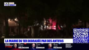 La mairie du 1er dégradée par des antifas