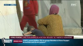Des Yézidies dans un camp de réfugiés