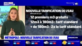 Une nouvelle tarification de l'eau va être mise en place dans la métropole de Lyon