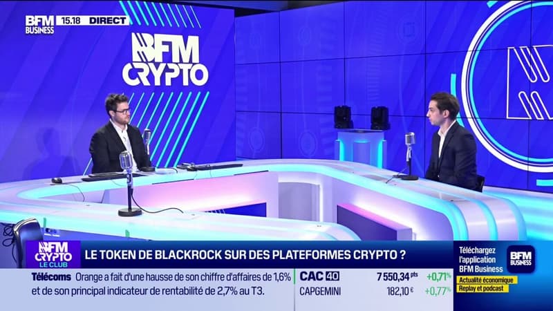 Le token de Blackrock sur des plateformes crypto ?