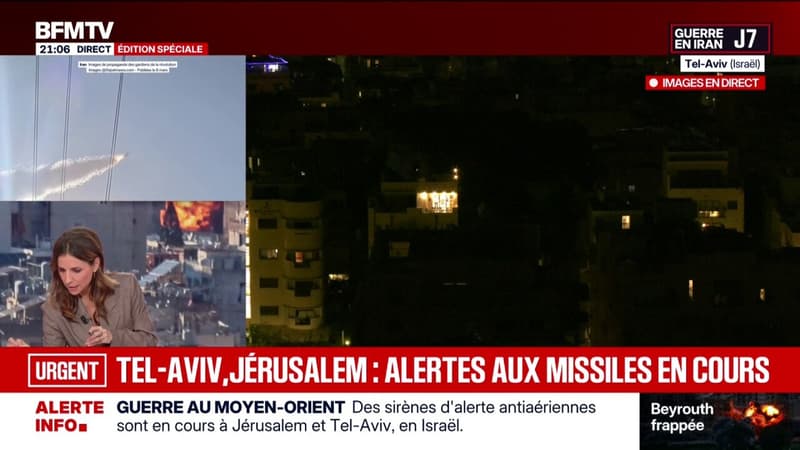 Une explosion s'est produite à Erbil en Irak et de la fumée s'échappe d'un hôtel