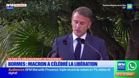 Emmanuel Macron a célébré les 80 ans de la Libération de Bormes-les-Mimosas