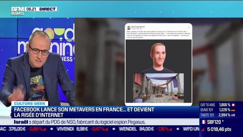 Culture Geek : Facebook lance son Métavers en France... et devient la risée d'Internet, par Anthony Morel - 22/08