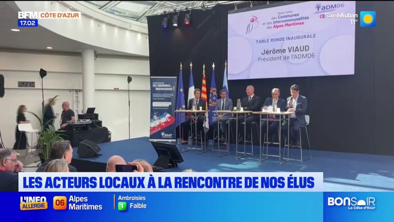 Regarder la vidéo Alpes-Maritimes: les acteurs locaux à la rencontre des élus au Salon des communes et des intercommunalités