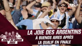 Coupe du monde 2022 : L'explosion de joie des Argentins à Buenos Aires après la qualification en finale