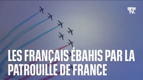 "C'est une légende": les Français ébahis par la patrouille de France 