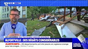 Orages: le maire d'Alfortville Luc Carvounas affirme qu"on aurait pu avoir des morts"