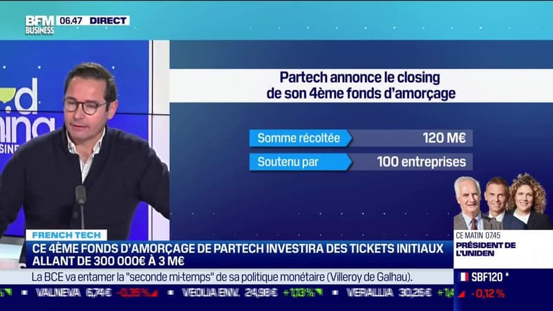 Romain Lavault (Partech): Partech boucle son 4ème fonds d'amorçage à 120 millions d'euros - 05/12