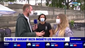 Covid-19: le variant Delta inquiète les Parisiens 