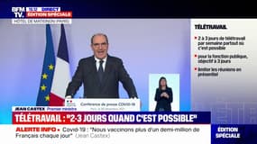 Jean Castex appelle à "lever le pied" sur les interactions sociales "jusqu'aux fêtes de fin d'année"