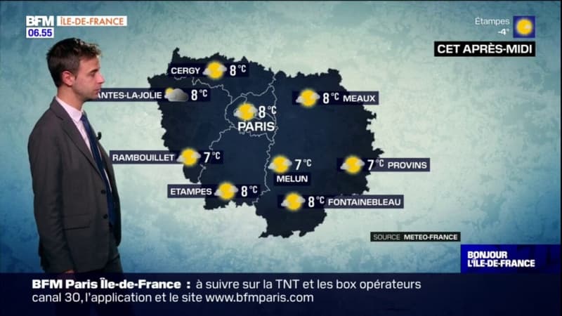 Météo Paris-Île-de-France: du soleil malgré le retour des nuages cet après-midi, jusqu'à 8°C attendus à Meaux