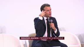 "Notre pays est trop négatif": l'avertissement de Macron avant le 5 décembre