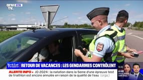 Retour de vacances: les gendarmes multiplient les contrôles sur les routes