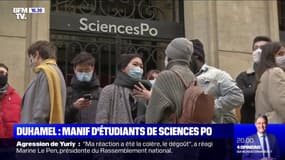 Affaire Olivier Duhamel: les étudiants de Sciences Po Paris manifestent pour demander la démission de leur directeur