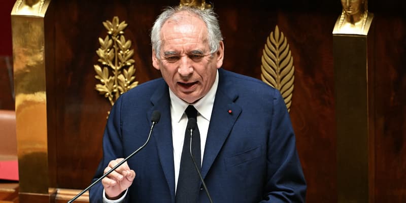 François Bayrou, à la tribune de l'Assemblée nationale, le 8 septembre 2025.