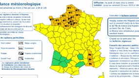 22 départements sont placés en vigilance orange jeudi après-midipar Météo France.