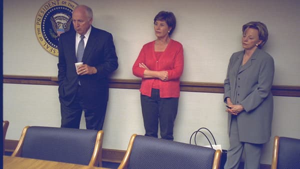 Dick Cheney, Laura Bush et Lynne Cheney Dick Cheney, Laura Bush et Lynne Cheney