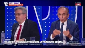 "J'ai perdu mon stylo": un incident technique interrompt brièvement le débat houleux entre Mélenchon et Zemmour
