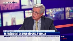 Philippe Varin, Président du conseil d'administration de Suez et Président de France Industrie, était l'invité du Grand Journal de l'Eco de BFM Business