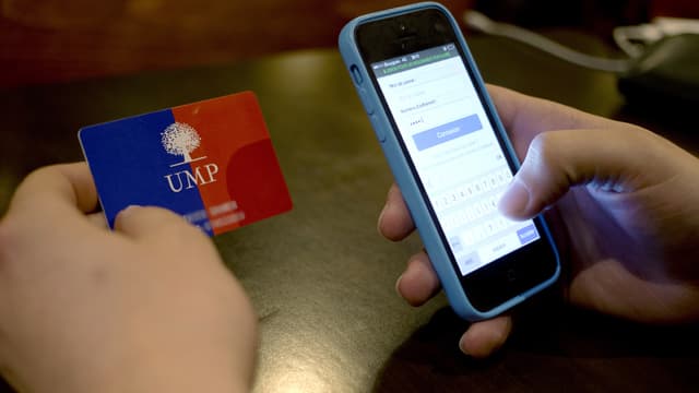 Les sympathisants pourront s'exprimer en temps réel sur une appli pour smartphone créée par l'UMP (Photo d'illustration)