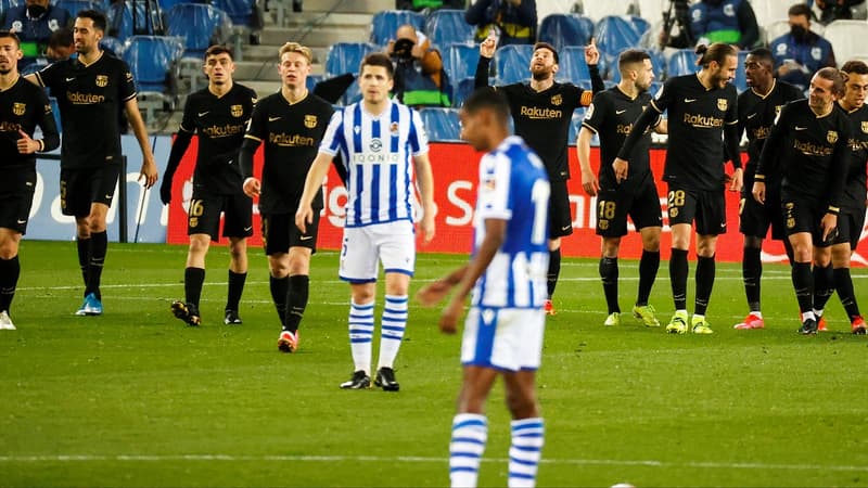 Liga: le Barça étrille la Real Sociedad avec un grand Messi