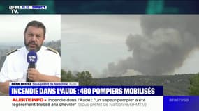 Incendie dans l'Aude: "Il reste une trentaine de personnes mises à l'abri", d'après le sous-préfet de Narbonne
