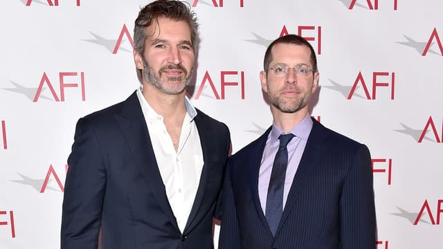 David Benioff and D. B. Weiss à Los Angeles le 6 janvier 2017