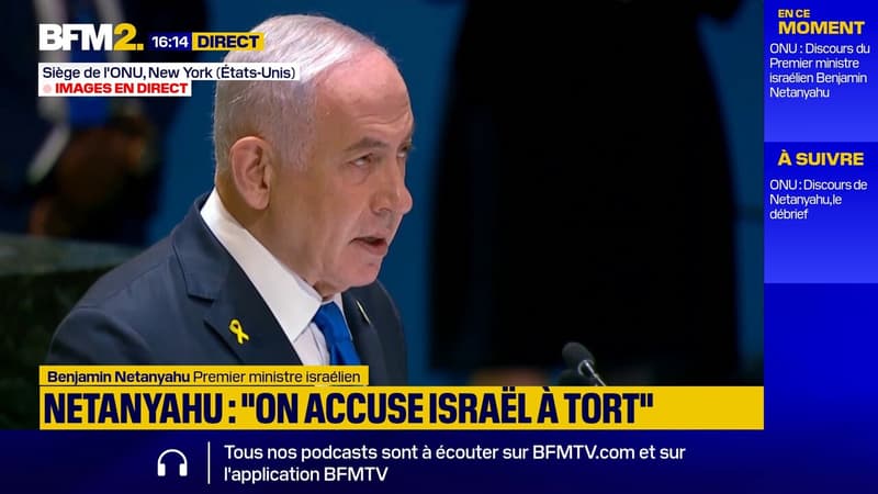 Benjamin Netanyahu à l'ONU : 