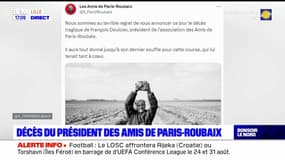 Nord: mort du président des Amis de Paris-Roubaix